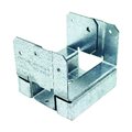 Simpson Strong-Tie ZMAX 3.63 in. H X 4 in. W 16 Ga. Galvanized Steel Standoff Post Base ABA44Z